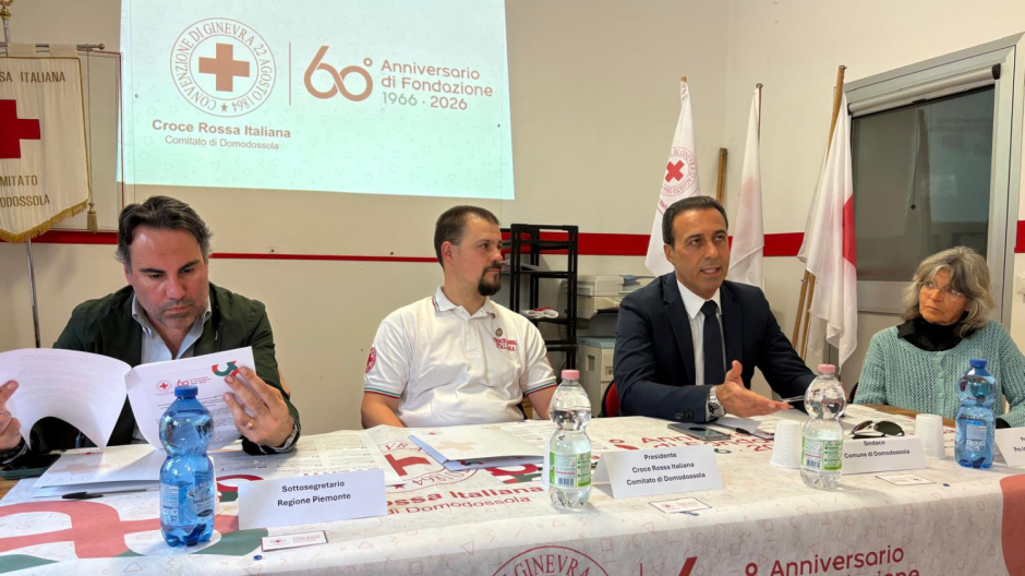 Croce Rossa di Domodossola, sessant'anni di servizio: grande festa a maggio